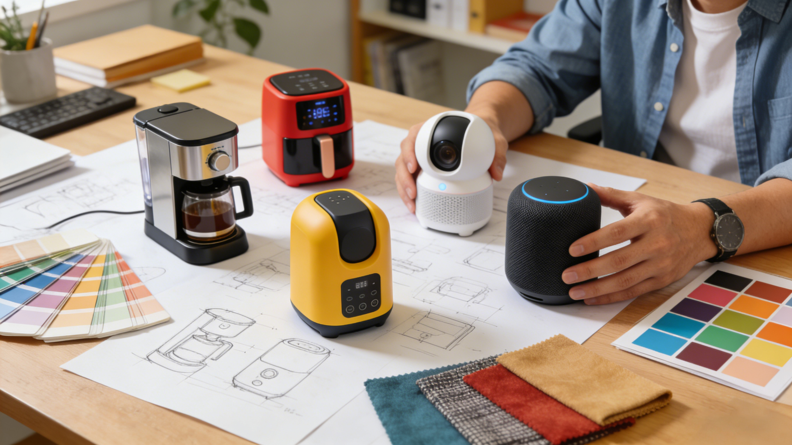 小家电手板外观与CMF评审场景