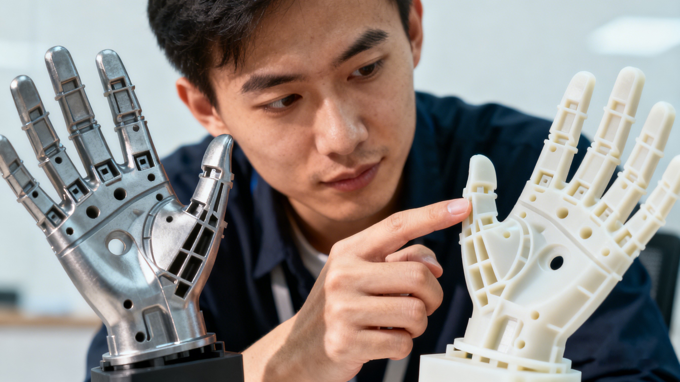 不同工艺制作的手板对比