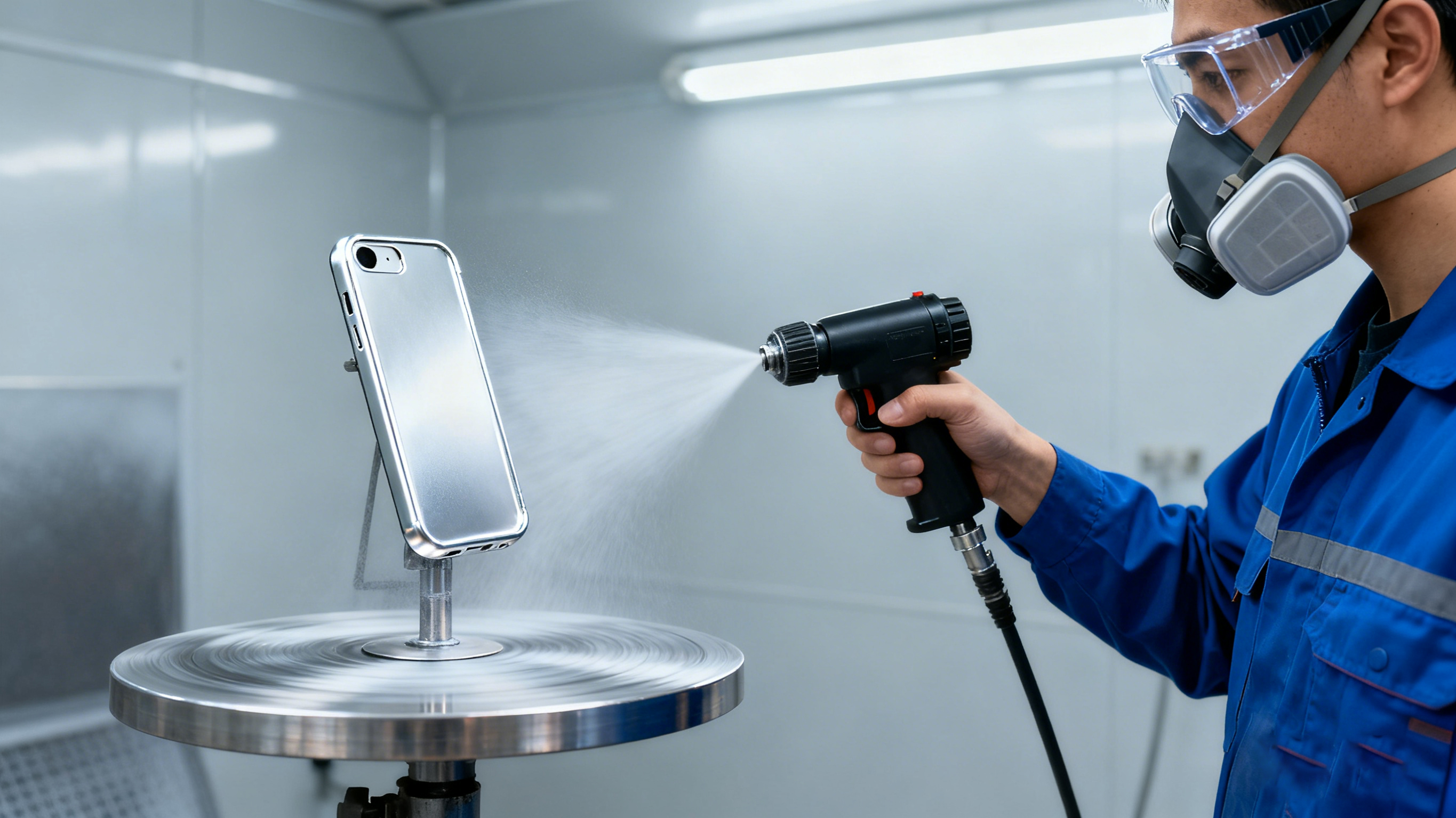 手板喷涂工艺现场