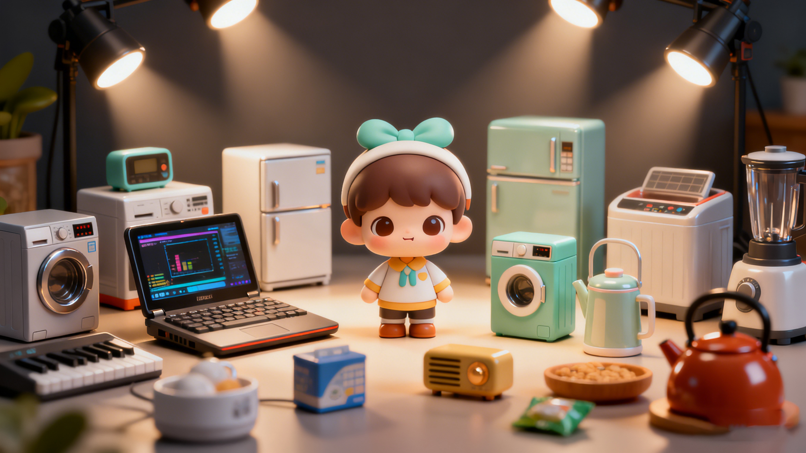 多种产品的外观手板展示