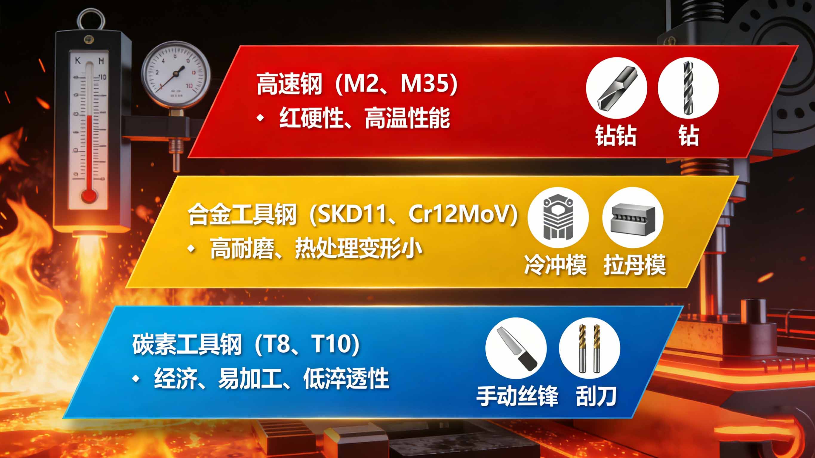 工具钢手板加工指南：碳素钢、合金钢与高速钢原型制作